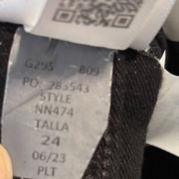 NEW Madewell Black Coated High Rise Waist Stovepipe Jeans Size 24 NWT - Picture 13 of 16